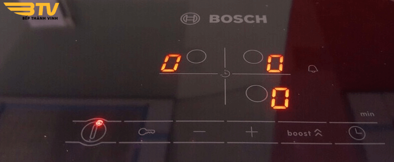 chức năng nhận diện vùng nấu bếp từ Bosch