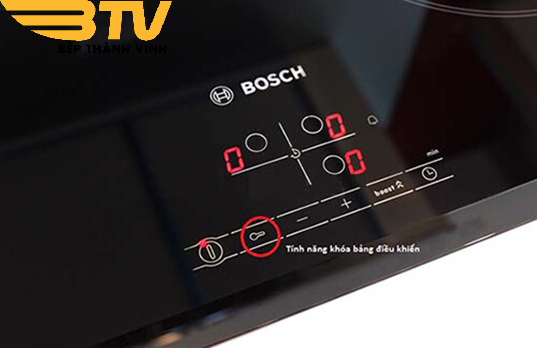 khóa an toàn trẻ em bếp từ Bosch